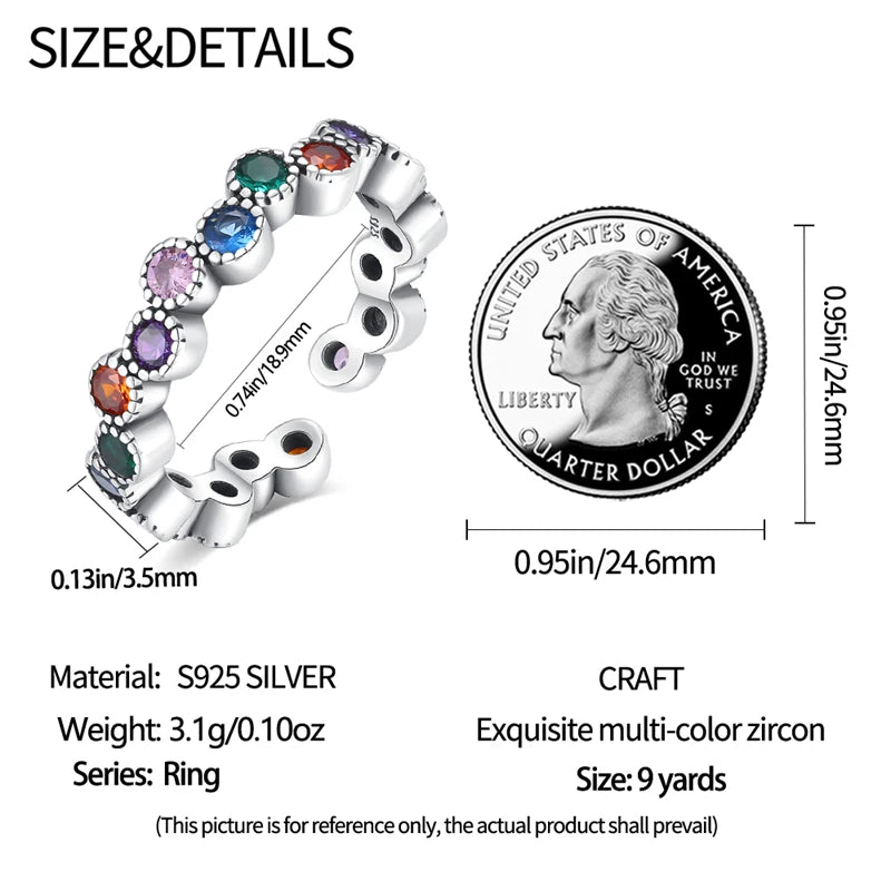 2023 New in Blue Zircon Eye Modeling Rings Jewelry Gift 925 Silver Anniversary Engagement Rings Various Styles One Size Fits All