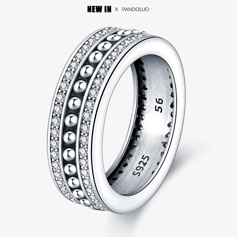 2023 New in Blue Zircon Eye Modeling Rings Jewelry Gift 925 Silver Anniversary Engagement Rings Various Styles One Size Fits All