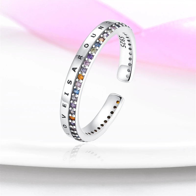 2023 New in Blue Zircon Eye Modeling Rings Jewelry Gift 925 Silver Anniversary Engagement Rings Various Styles One Size Fits All