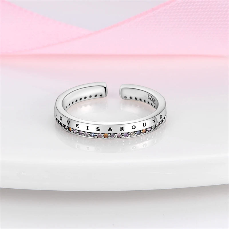 2023 New in Blue Zircon Eye Modeling Rings Jewelry Gift 925 Silver Anniversary Engagement Rings Various Styles One Size Fits All
