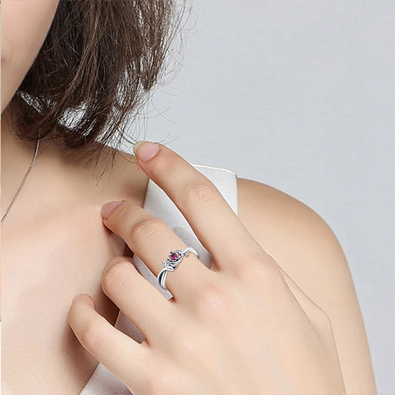 2023 New in Blue Zircon Eye Modeling Rings Jewelry Gift 925 Silver Anniversary Engagement Rings Various Styles One Size Fits All