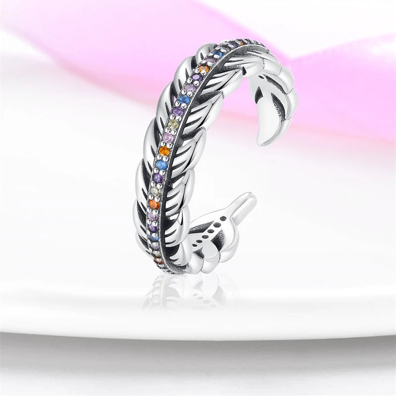 2023 New in Blue Zircon Eye Modeling Rings Jewelry Gift 925 Silver Anniversary Engagement Rings Various Styles One Size Fits All
