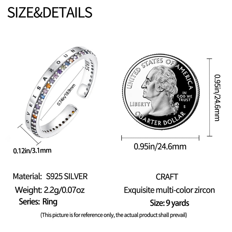 2023 New in Blue Zircon Eye Modeling Rings Jewelry Gift 925 Silver Anniversary Engagement Rings Various Styles One Size Fits All