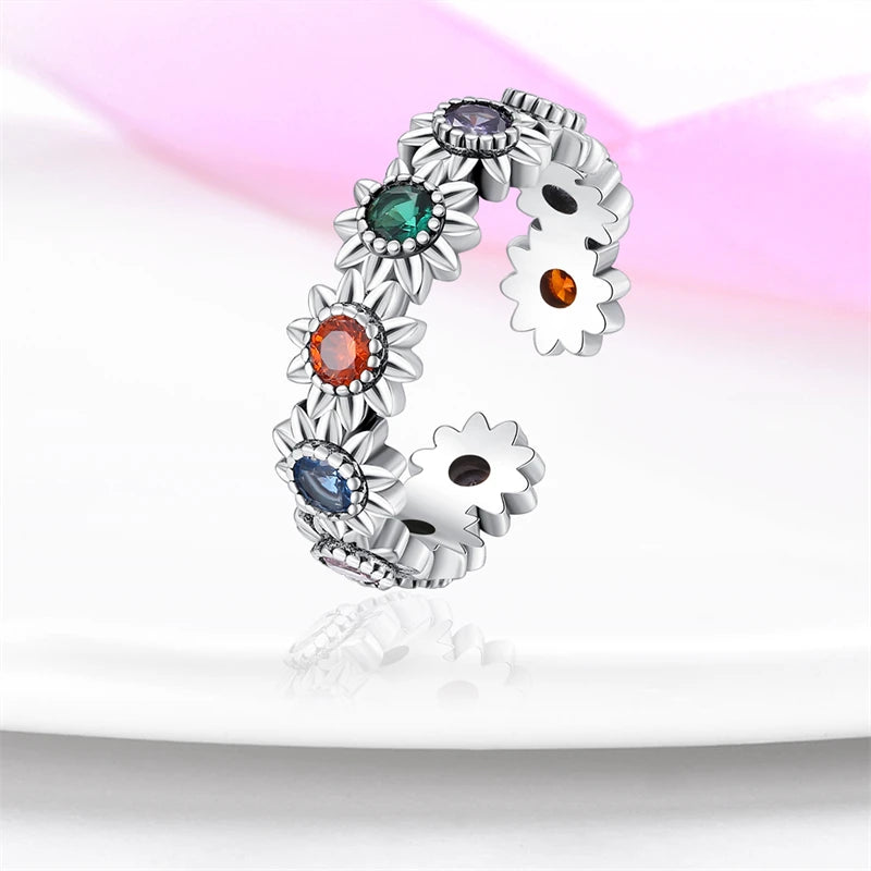 2023 New in Blue Zircon Eye Modeling Rings Jewelry Gift 925 Silver Anniversary Engagement Rings Various Styles One Size Fits All
