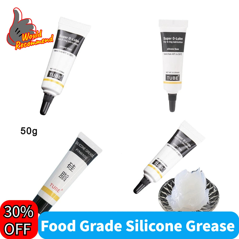 10g Food Grade Silicone Grease For O-Rings & Faucets - Waterproof Lubricant For Plumbing & Sealing Home Adhesive Dropshipping